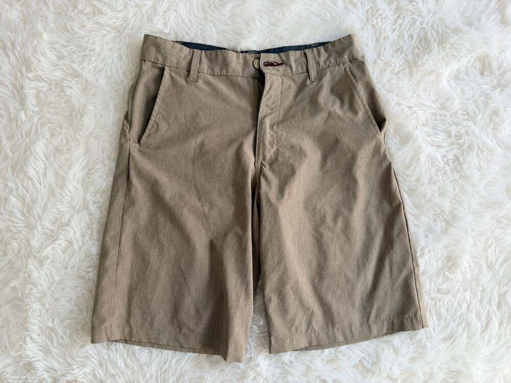 Ron Jon Surf Shop Men's Size 28 Tan Hybrid Walk Shorts